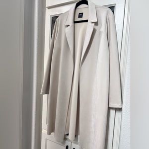 Zara ultra suede trench coat, excellent condition.